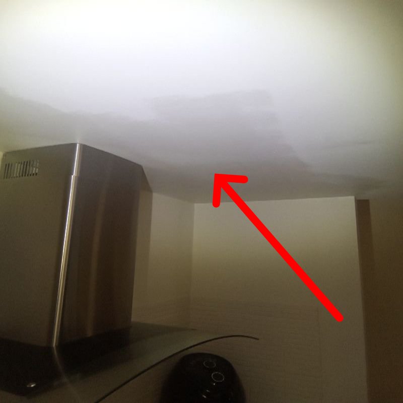 Internal Shower Leak Ceiling Moisture Defect